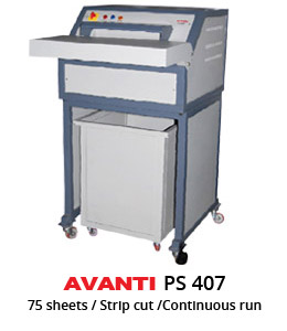 Avanti PS 407 ST DEPARTMENT HEAVY DUTY DOCUMENT SHREDDER