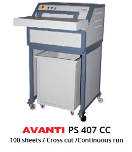 Avanti PS 407 CC Departmental Heavy Duty Shredders